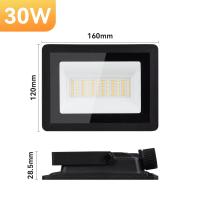 Floodlight LED Impermeable Para Exteriores Con Multiple Potencia 3CCT Luz De Jardín Familiar Piscina Garage Puerta Cabeza De Faro Moderno - details 7