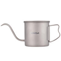 Cafetera De Inoxidable 400ml Lanzadera Para Café Mini Tetera Para Camping Y Viajes Con Mangue De Patuca Apto Para Estufa - details 10
