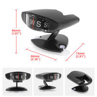 Compas Multifuncional Portátil De Precisión Alta Para Exterior Carro Barco Moto Bicicleta Dispositivo De Navegación Universal - details 20