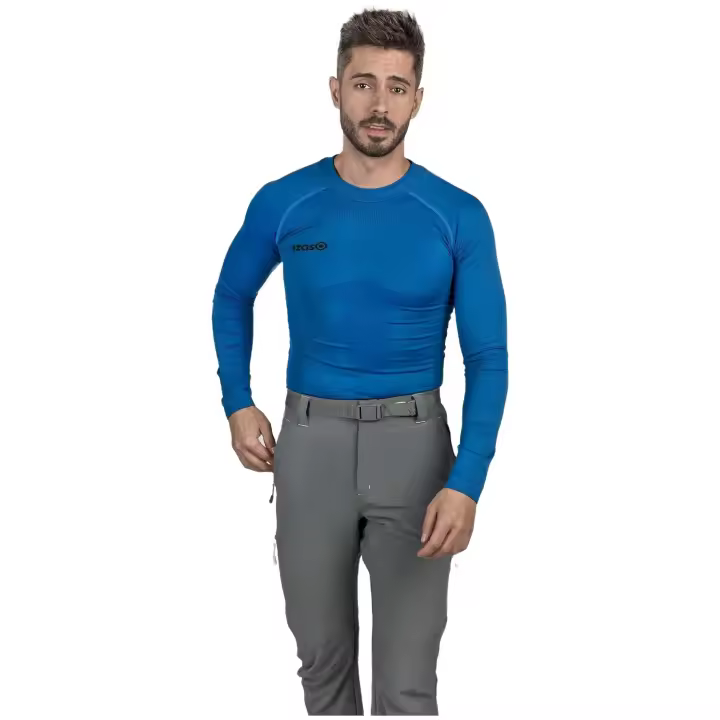 Camiseta de Manga Larga Izas Sarek para hombre en color azul - 1