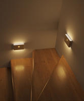 Luz Nocturna LED Sensor De Movimiento Recargable Luz De Pared Por Inducción Humana Para Dormitorio Pasillo Armario 2 Lados De Luz - details 11