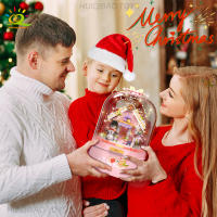 Casa De Santa Claus De Bloques De Construcción Musical HUIQIBAO Regalo De Navidad Para Niños Y Adultos Bricks De Ciudad Amigo DIY - details 1