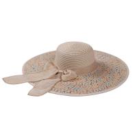 Sombrero De Sol Para Mujer Beige Con Gran Lazo Plegable Sombrero De Pescador Protección Solar Para Playa Gorra De Verano - details 4
