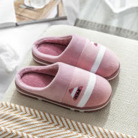 Zapatillas De Casa Para Hombres Y Mujeres Invierno Cómodas Y Transpirables Algodón Con Forro De Peluche Antideslizantes Para Interior - details 6