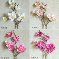 Decoración De Habitación Magnolia Artificial Múltiples Cabezas Flores Simuladas Para Interior Estilo De Ramo De Flores Tamaño 20*5*5CM - details 10