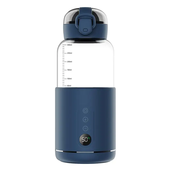 Calentador de agua portátil para bebé fórmula 300ml capacidad de control de temperatura precisa - 1