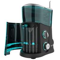 Bamba ToothCare 1200 Jet Pro. Irrigador Bucal con 7 Boquillas, Hasta 1250-1700 pulsos por minuto, Pantalla LED, Capacidad 1000 ml, 10 Ajustes de presión, IPX4, Desinfección con luz UV - details 3