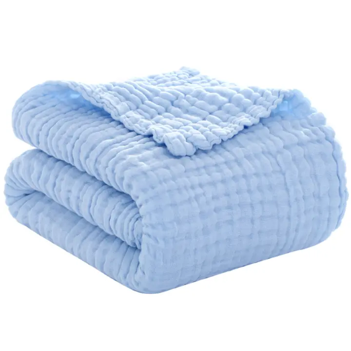 Manta De Muselina Para Bebé Recién Nacido Envoltura De Algodón Para Cuna Y Silla De Paseo Unisex Diseño De Dibujos Animados Adecuada Para Todas Las Estaciones - 1