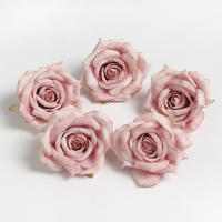 3/5Pcs Rosas Artificiales De Seda Para Decoración De Sala De Estar Cocina Bodas Jardines Fiestas DIY Corona Regalos Accesorios - details 8