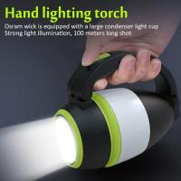 Luces de camping recargable, multifuncional 3 en 1 Combo LED indoor de camping con Pilas, Luz de Antorcha USB de Alta Potencia - details 3