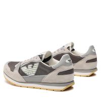 Emporio Armani Zapatillas Zapatos Hombre Beige X4X537 XN730 S704 - details 2
