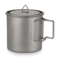 Taza De Camping De Titanio Portátil Con Mano Doblada Adecuada Para Picnic Tamaño 300ml / 350ml / 450ml / 550ml / 650ml / 750ml - details 47