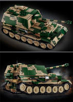 Bloques De Construcción Para Niños Modelo De Tanque Panzerkampfwagen VIII Maus De La Segunda Guerra Mundial WW2 Juguetes Educativos Para Adolescentes Y Adultos - details 24