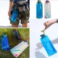 6Pcs Botella Plegable, Botella de agua plegable Portátil, 700ml Flexible Botella de Agua Reutilizable para Camping, Senderismo, Exploración, Viajar - details 2