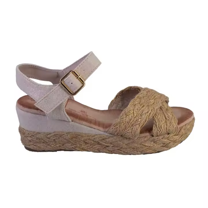 MANDARINA 724 Sandalias de mujer oro 524 - 1