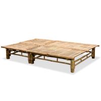 vidaXL Tumbona de 2 personas bambú Sillas de Exterior Ideal para jardín, playa, piscina, terraza Tumbona Piscina Tumbonas Playa Tumbonas Jardín Exterior - details 2