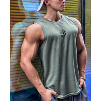 Camiseta De Mesh Para Hombre Verano 2024 Deporte Fitness Running Baloncesto Sin Mangas Alta Calidad Ropa Deportiva Casual - details 6