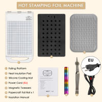 Máquina De Foil Térmico Y Presión Para Manualidades DIY Herramienta De Transferencia De Calor Estampado Embossing Para Papeles Y Cuero Hacer Tarjetas Y Scrapbooking - details 24