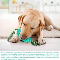 Juguete para Perros Cactus, Cepillo de dientes para perros con cuerda, dispensador de alimentos para mascotas Distrilocu - details 1