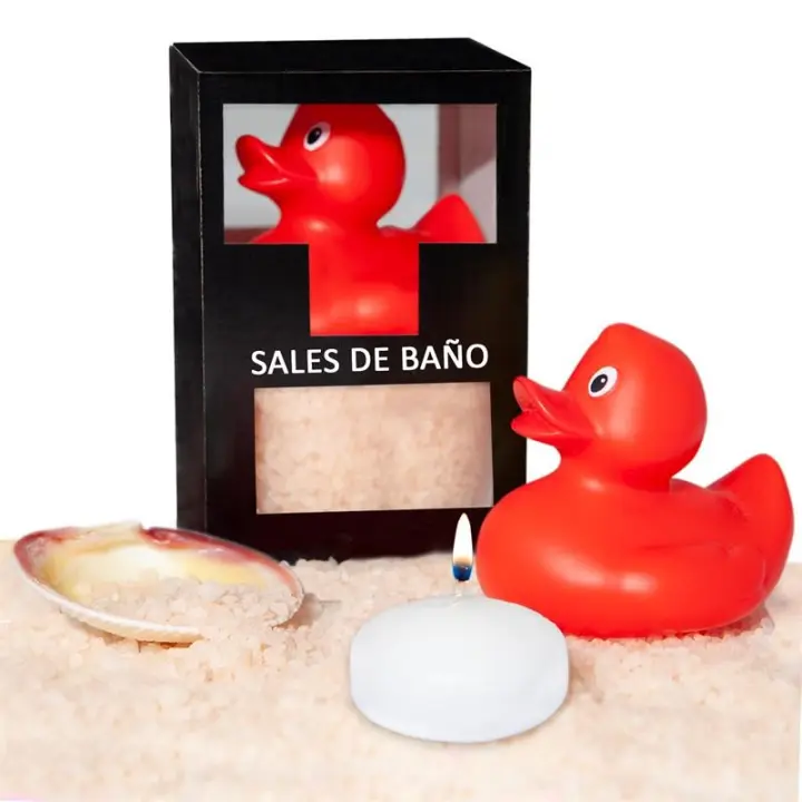 Set Sales Baño Vainilla Pato, Vela y Concha 150gr - 1