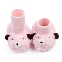 Zapatillas De Otoño-Invierno Para Bebés Con Diseño De Oso Y Oveja Niños Y Niñas Calf Sintética Antideslizante Cómodo Para 0-18 Meses - details 28