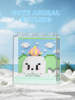 Puzzle De Bloques De Partículas Micro De Criaturas Marinas Serie Muñeca Cartoon Regalos De Cumpleaños Para Niños Y Niñas - details 1