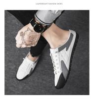 Zapatos Casuales Para Hombre Antideslizantes Media Caña De Malla Transpirable Absorbente De Sudor Ligeros Moda 2023 Para Paseo Al Aire Libre - details 10