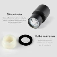 Extensor De Grifo Rotativo 360° Negro Cobre Ajustable 2 Modos Regla De Lavabo Boquilla Grifo Rotatorio Antisalpicaduras Tapón Bucinero - details 1