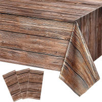 Mantel De Papel Con Patrón De Madera Vintage Para Fiestas Y Bodas Estilo Rústico Y Clásico Disponible En Rectángulo - details 17