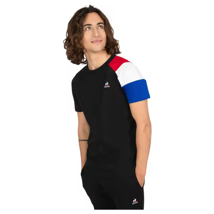 Camiseta de Manga Corta Le Coq Sportif  para unisex en color negro - 1