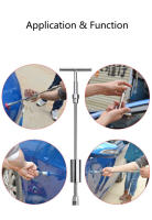 Herramienta De Reparación De Aros De Coche EAFC Kit De Metal De Automóvil Con Martillo De Deslizamiento Y 18 Piezas De Adhesivo + Pulidor De Aros - details 5