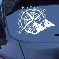 Pegatina De Vinilo Impermeable Para Coche Con Compaña De Montañas Y Bosques Accesorios Para Aventuras Al Aire Libre Diseño De Carrocería De Coche PVC - details 0
