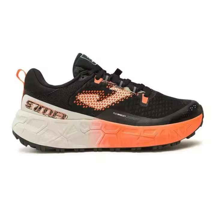 Zapatilla Joma Sima 2301 Negro Naranja Tksimw2301 - 1