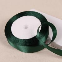Cinta De Satén Verde Oscuro Individual 25 yardas/Roll Para Manualidades DIY Regalos De Navidad Y Fiesta Empaque - details 2