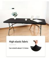 Mantel Rectangular Lavable Para Fiestas Al Aire Libre Y Camping Tamaño 4ft/6ft Elástico Y Ajustable Para El Hogar - details 8