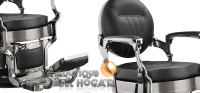 Sillón Clásico de Barbero hidráulico estilo Retro Vintage con reposapies integrado Modelo LBH Caesar Mercury - details 1