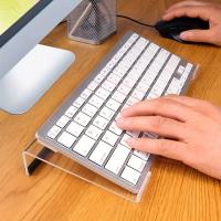 1pc Soporte De Teclado De Acrílico Compacto Elevador Para Teclado De Escritorio Y Mini PC Compatible Con Marcas Como Logitech HP Microsoft Y MoreScope - details 0