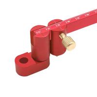 Regla De Dibujo Ajustable En Metralla E Inch Compass Scribe Center Finder Calibrado Para Carpintería Herramienta De Marca De Circulo Fijo - details 22