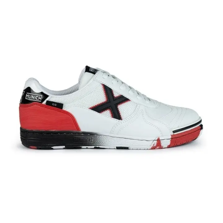 Zapatillas de Fútbol Sala Blancas MUNICH G-3 KID INDOOR 1511402 - 1