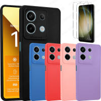 Funda + Protector Cristal Vidrio Templado (Opcional) Para XIAOMI REDMI NOTE 13 PRO 5G Proteccion 3D Cámara, Cubre Cámara, Carcasa TPU Silicona Suave Mate, Color Negro Azul Rojo Rosa Morado, Ajuste Perfecto Acceso Conector Carga Auricular, Meloenvias mle26 - details 1