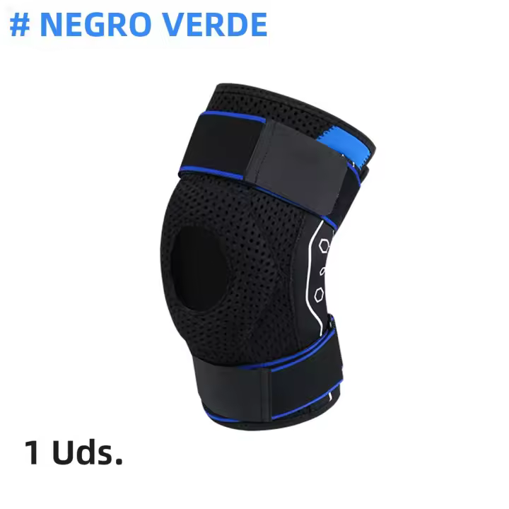Prensa De Rodilla Profesional Con Estabilizadores Lateral Y Almohadillas EVA Alivio Del Dolor De Rodilla Para Correr Lesión De Menisco Tear ACL Artritis Alivio De Dolor Articular - 1