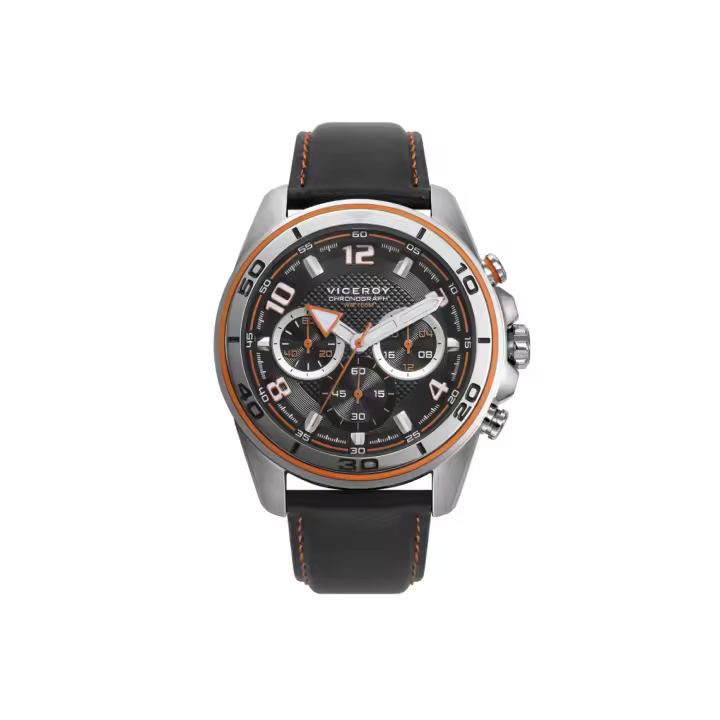 Reloj Crono Viceroy 46807-95 hombre acero negro - 1