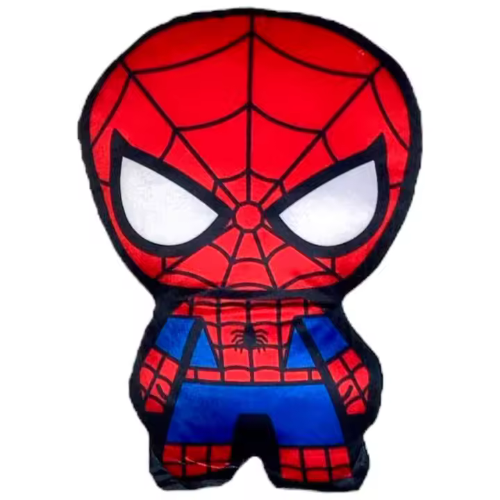 Cojin 3D Spiderman Marvel. Cojín de viaje ergonómico y cómodo. Perfecto para brindar soporte en trayectos largos y descansar mejor. - 1
