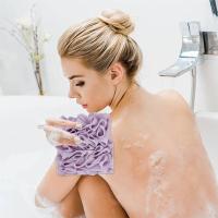 Bola De Baño Creativa 2 En 1 Toalla Loofah Con Cierre De Cordón Exfoliante Suave Esponja De Ducha Herramienta De Cuidado De Piel - details 45