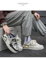 Zapatos Para Hombre Cómodos Transpirables Antideslizantes De Malla Suave Antiguo Y Ligero Con Suela Gruesa Zapatos Casuales Versátiles De Verano - details 1