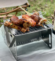 Horno De Acero Inoxidable Para Barbacoa Portátil Estufa De Camping Plegable Con Soporte Para Leña Y Teléfono Resistente Al Fuego - details 6