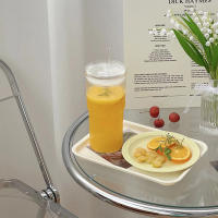2pcs Vaso De Vidrio Transparente Con Tapa Y Pajita De 600ml Para Bebidas Y Café Frío Vajilla Ecológica Para El Hogar - details 9