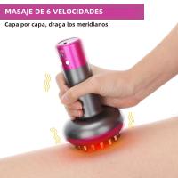 Masajeador eléctrico de hymphática Meridiana con guasha anti celulitis y EMS Para Perder Grasa Aparato de therapy física para el cuerpo - details 16