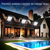 Luz Solar De Calle 100/200 LED IP65 Impermeable Con Sensor De Movimiento Y Control Remoto Para Jardín Y Patio Luz Exterior Solar Contemporánea - details 11