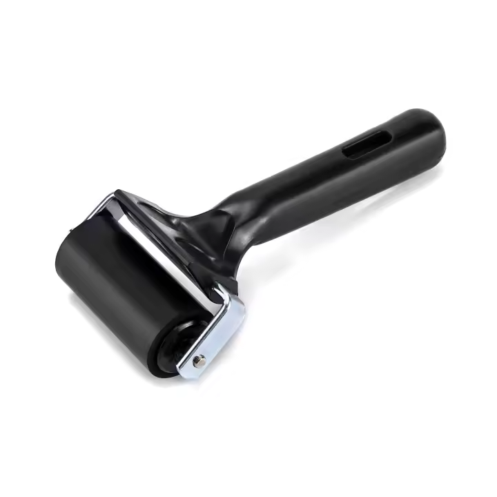 Rollo de tinte, rollo de Goma Brayer para impresión, Papel Pintado, tinte de linografado, 6 cm - 1